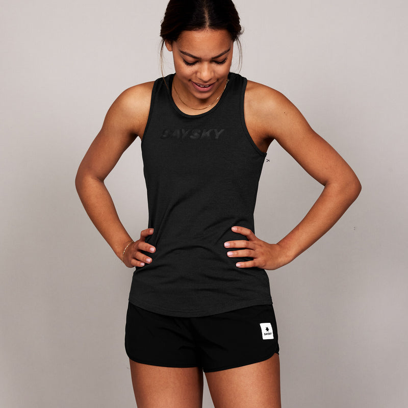 Saysky Logo Pace Top Black 9001 LWRSI20C9001