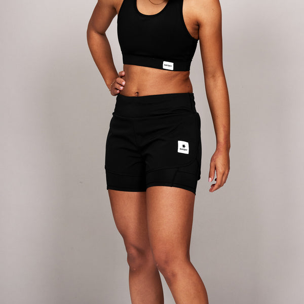 Saysky 2 in 1 Pace Shorts 3'' Black 901 XWRSH23C901