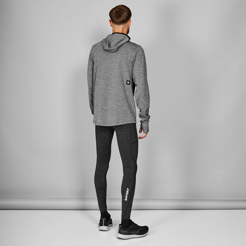 Saysky Pace Half Zip Hoodie Grey 6003 MMRHO01C6003
