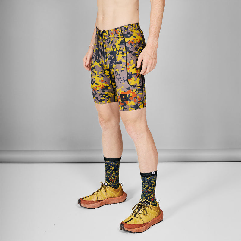 Saysky Combat+ Short Tights 9'' Yellow Camo 1019 MMRST01C1019