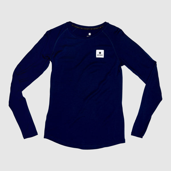 Saysky Merino 165 Base Layer Long Sleeve Blue 201 XWRLS40C201