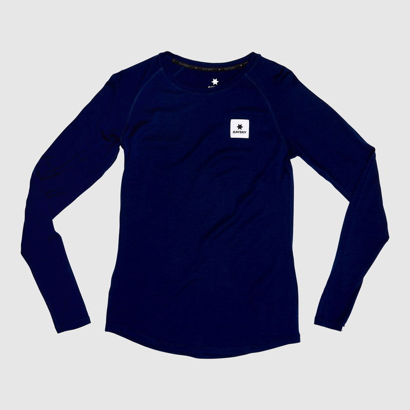 Saysky Merino 165 Base Layer Long Sleeve Blue 201 XWRLS40C201