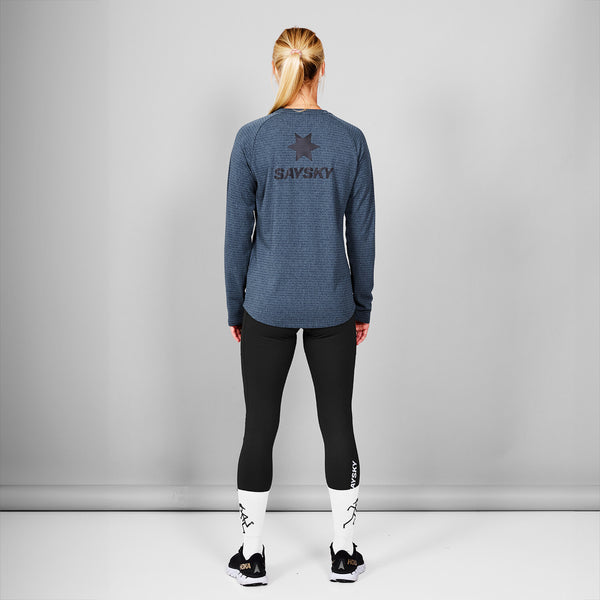 Saysky Blaze Long Sleeve Light Fleece Blue 2009 MWRFL02C2009