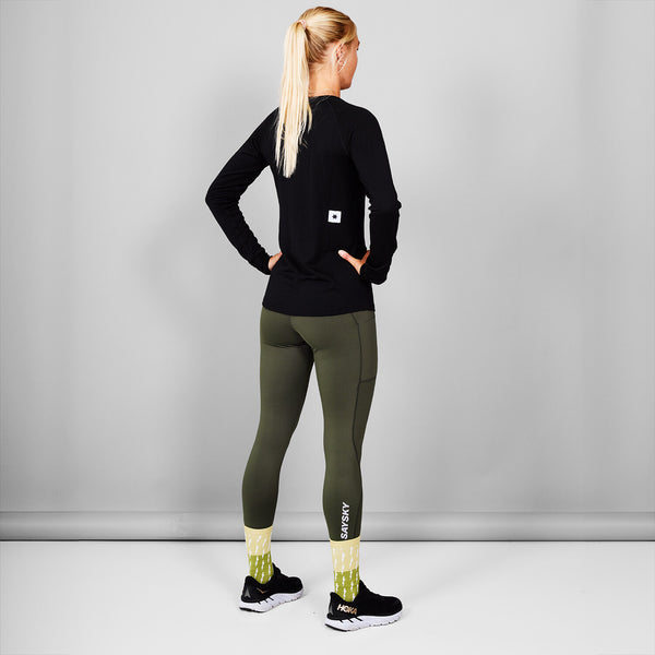 Saysky Merino 165 Base Layer Long Sleeve Black 901 XWRLS40C901
