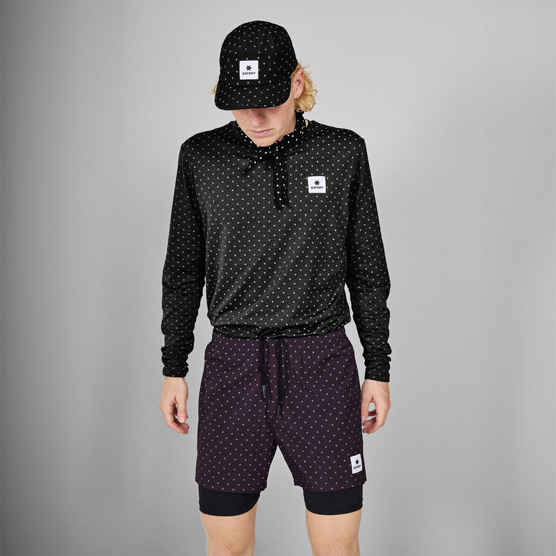 Saysky Reflective Polka Pace Long sleeve Black Reflective Polka 1018 MMRLS02C1018