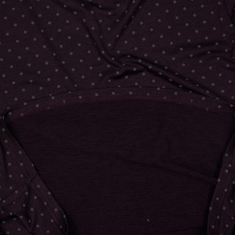 Saysky Reflective Polka Pace Long Sleeve Purple 1022 MMRLS02C1022