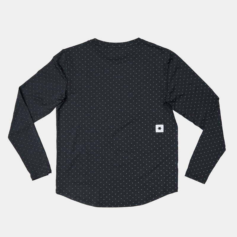 Saysky Reflective Polka Pace Long sleeve Black Reflective Polka 1018 MMRLS02C1018