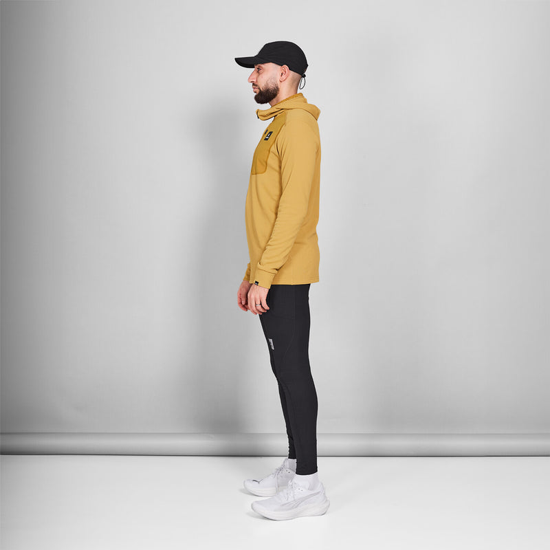 Saysky Combat Half Zip Fleece Hoodie Yellow 414 NMRHO30C414