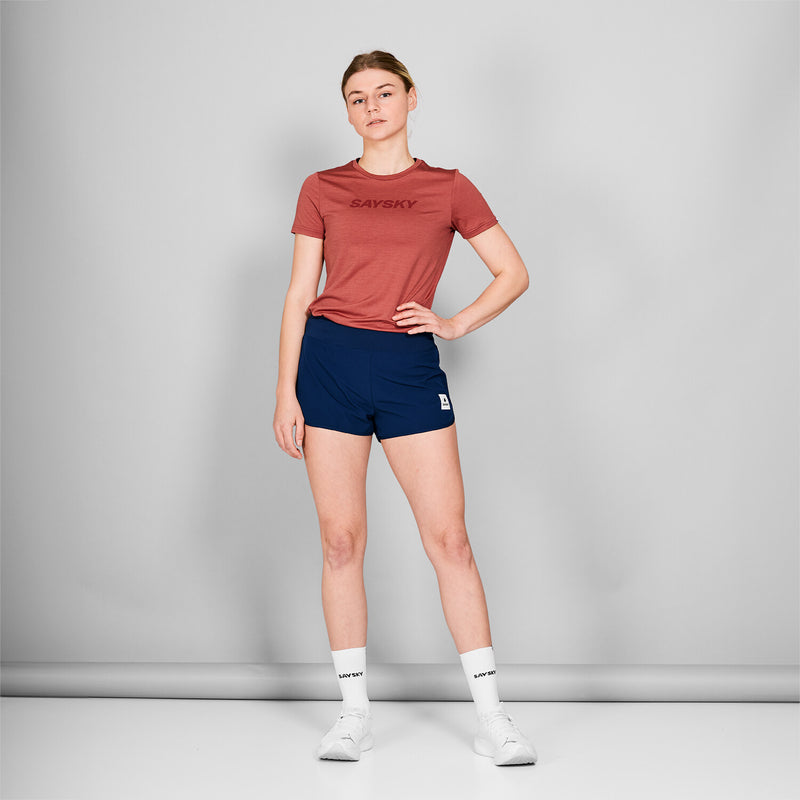 Saysky Logo Pace T-Shirt Red 5006 NWRSS20C5006