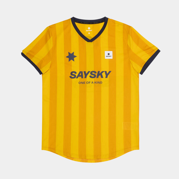 Saysky Combat T-shirt Yellow Stripes 008 NMRSS31C008