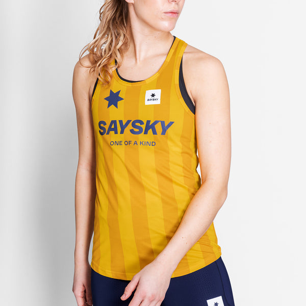 Saysky Combat Singlet Yellow Stripes 008 NWRSI31C008