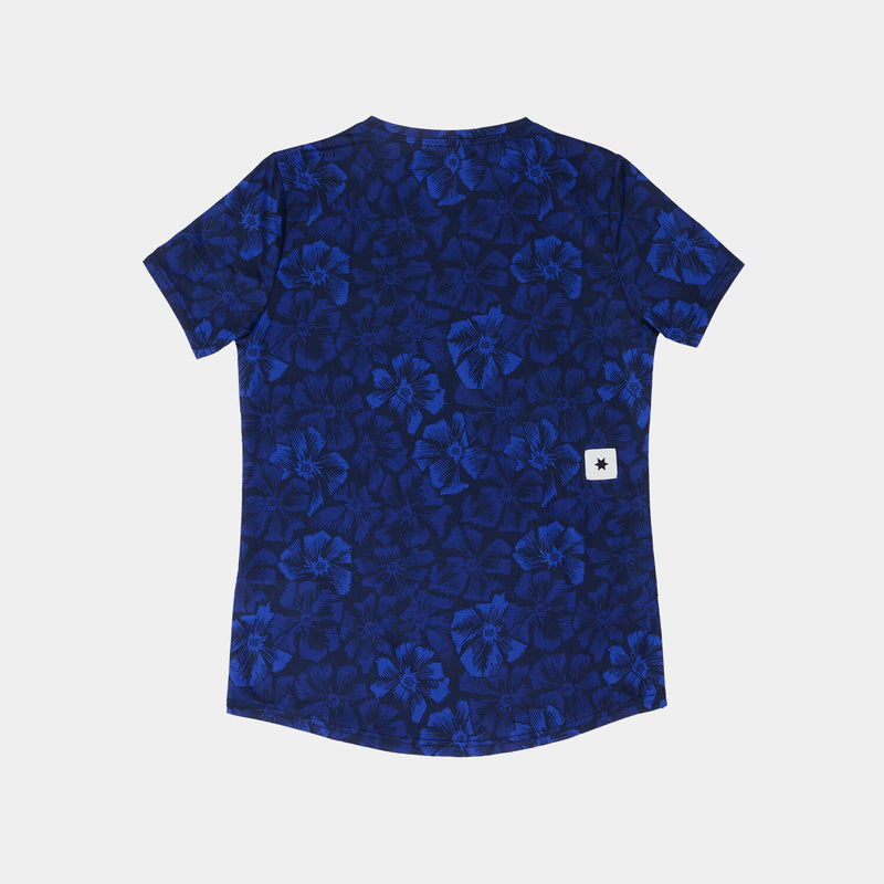 Saysky Flower Combat T-Shirt Blue Flower 1029 NWRSS31C1029