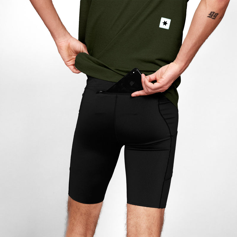 Saysky Combat+ Short Tights 9'' Black 901 XMRST31C901