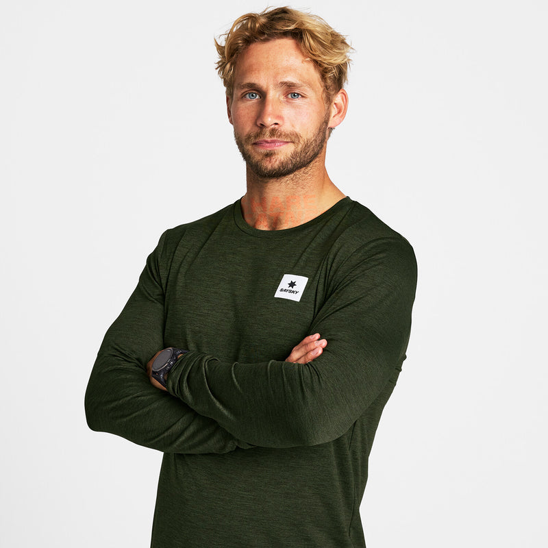 Saysky Statement Pace Long Sleeve Green 3001 OMRLS22C3001