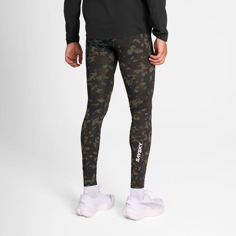 Saysky Camo Combat+ Long Tights Brown Camo 1048 OMRLT20C1048
