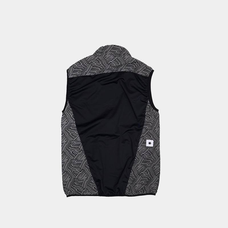 Saysky Reflective Pace Vest Black Reflective Lightning 1050 OMRVE01C1050