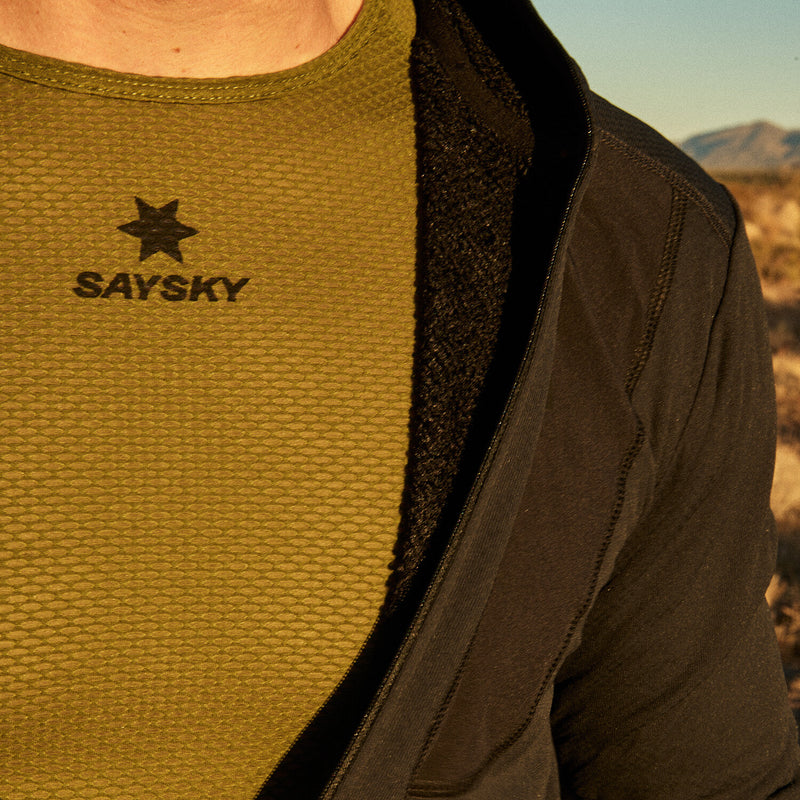 Saysky Mesh Base Layer Singlet Green 313 NMRBL31C313