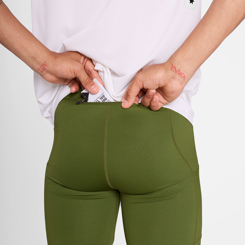 Saysky Combat+ Short Tights 9'' Green 313 NMRST31C313