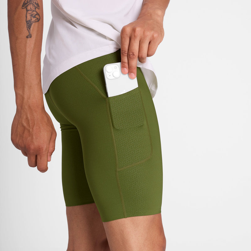 Saysky Combat+ Short Tights 9'' Green 313 NMRST31C313