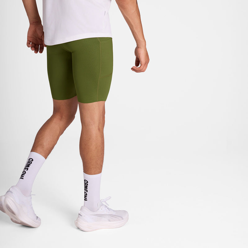 Saysky Combat+ Short Tights 9'' Green 313 NMRST31C313