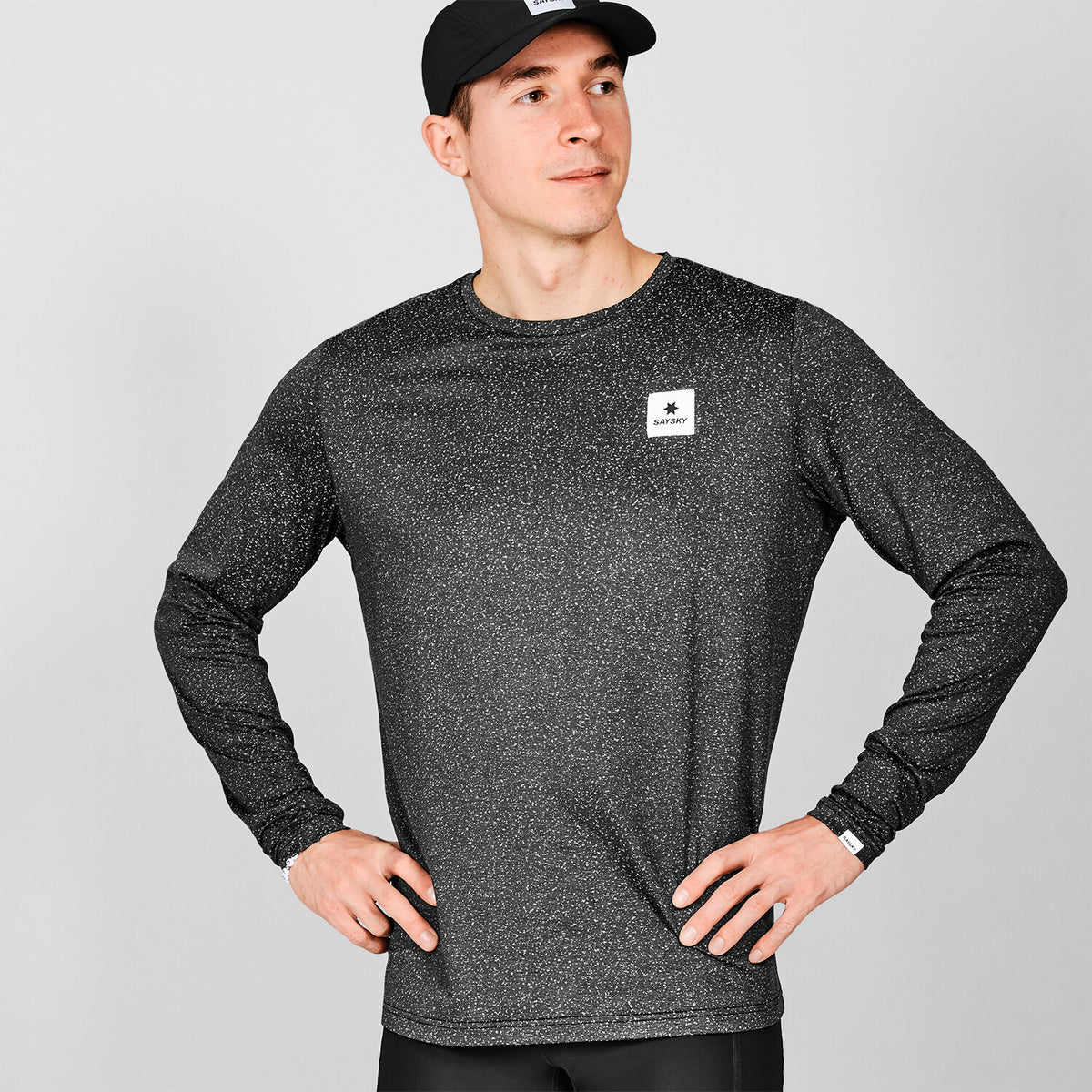 Saysky Reflective Universe Pace Long Sleeve Black 901 MMRLS20C901