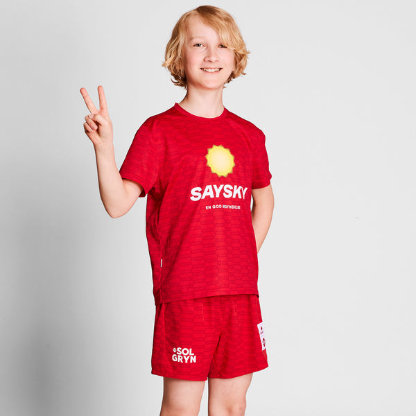 Saysky OTA x Saysky Kids Set Red AOP 1057 ZMRSH17C1057