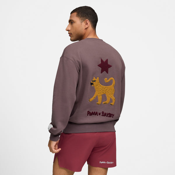 Saysky Puma x Saysky Crew Sweat Purple 701 527557 88