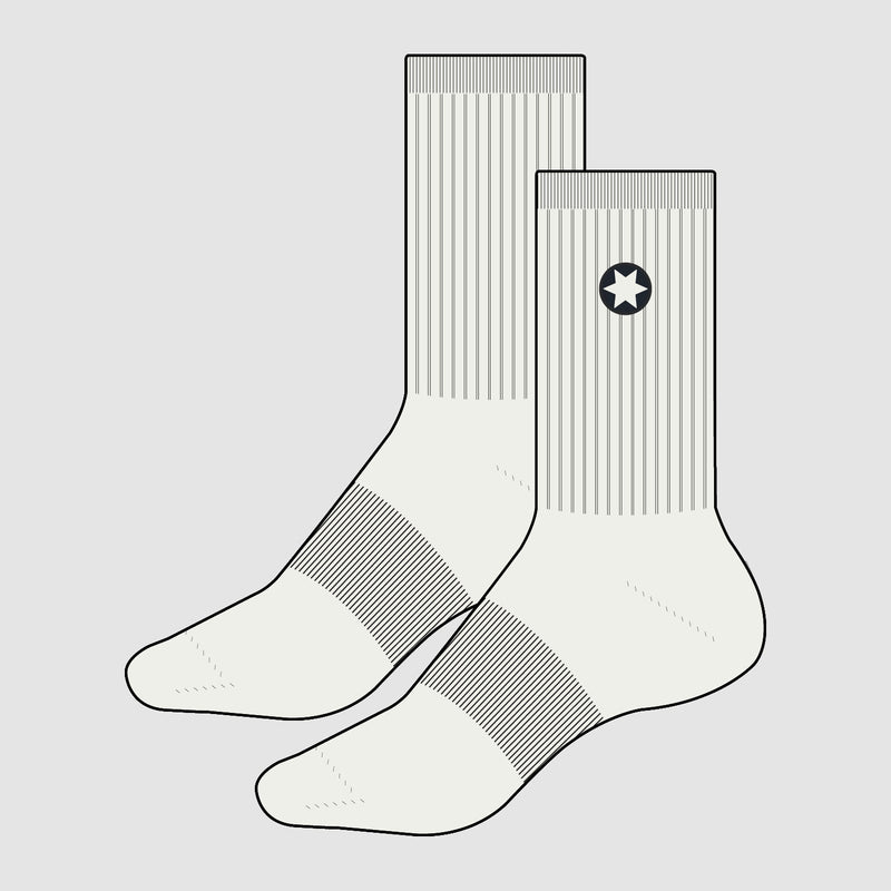 Saysky Everyday Crew Socks White 101 OUASO702C101