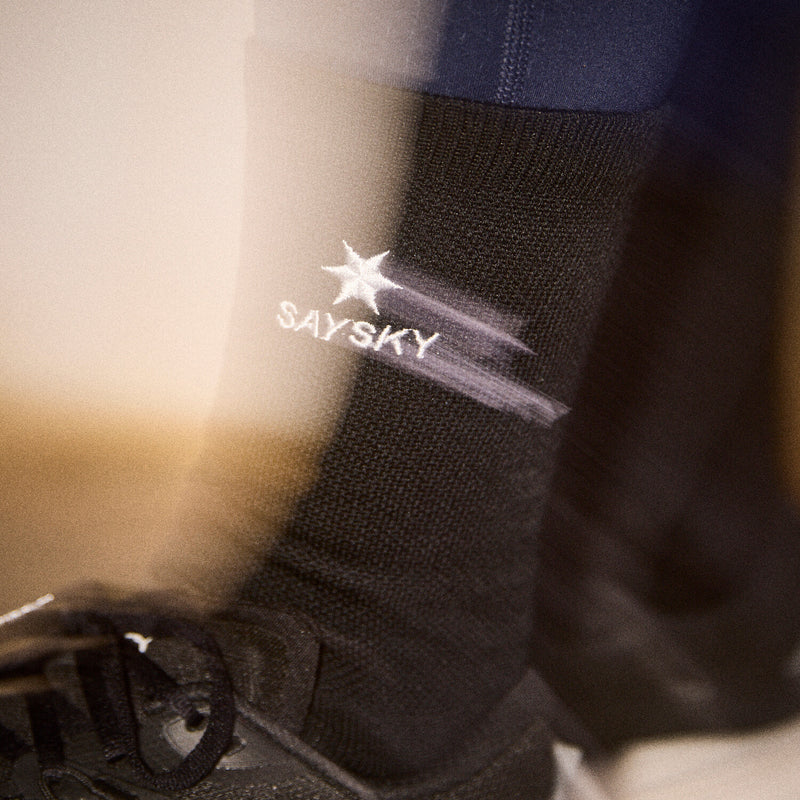 Saysky Merino High Socks Black 901 XUASO601C901