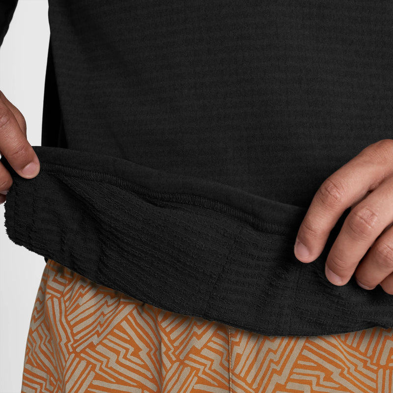 Saysky Blaze Half Zip Light Fleece Black 9001 KMRFL03C9001