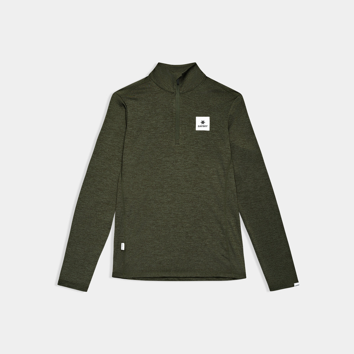 Saysky Pace Half Zip Long Sleeve Green 3001 SW20002