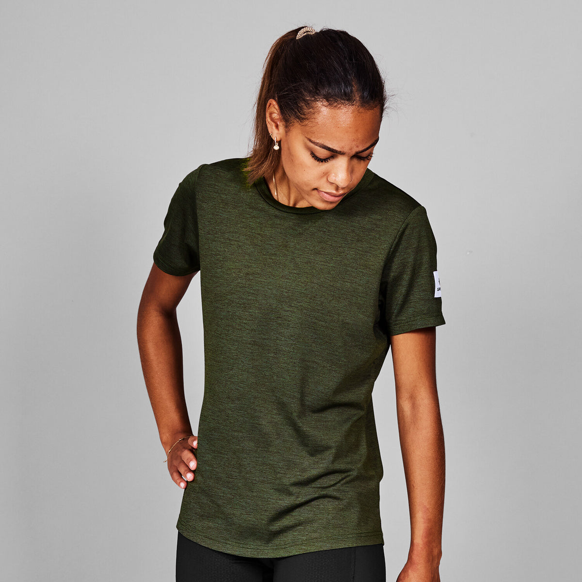 Saysky Clean Pace T-shirt Green 3001 SW25002