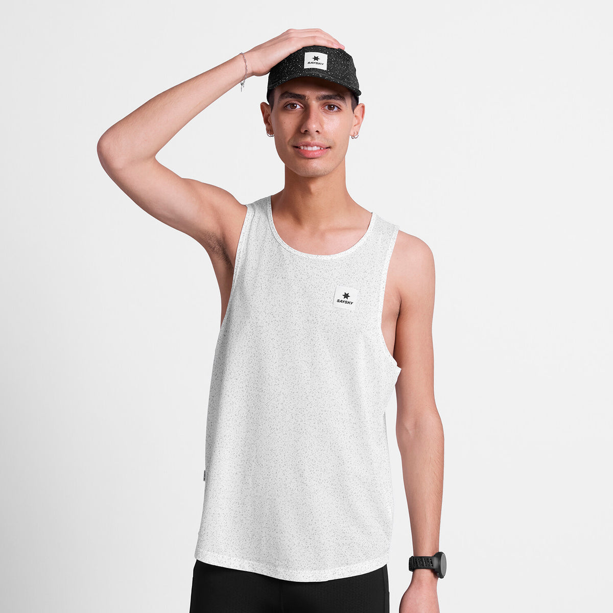 Saysky Universe Combat Singlet White Universe 1073 SM30023