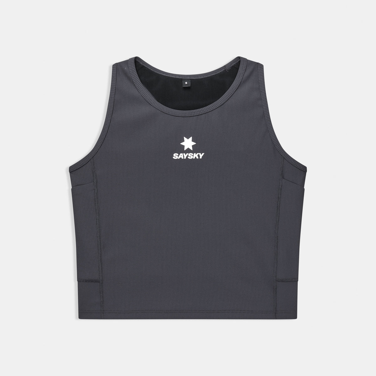 Saysky Combat Rib Crop Top Grey 611 SW30005