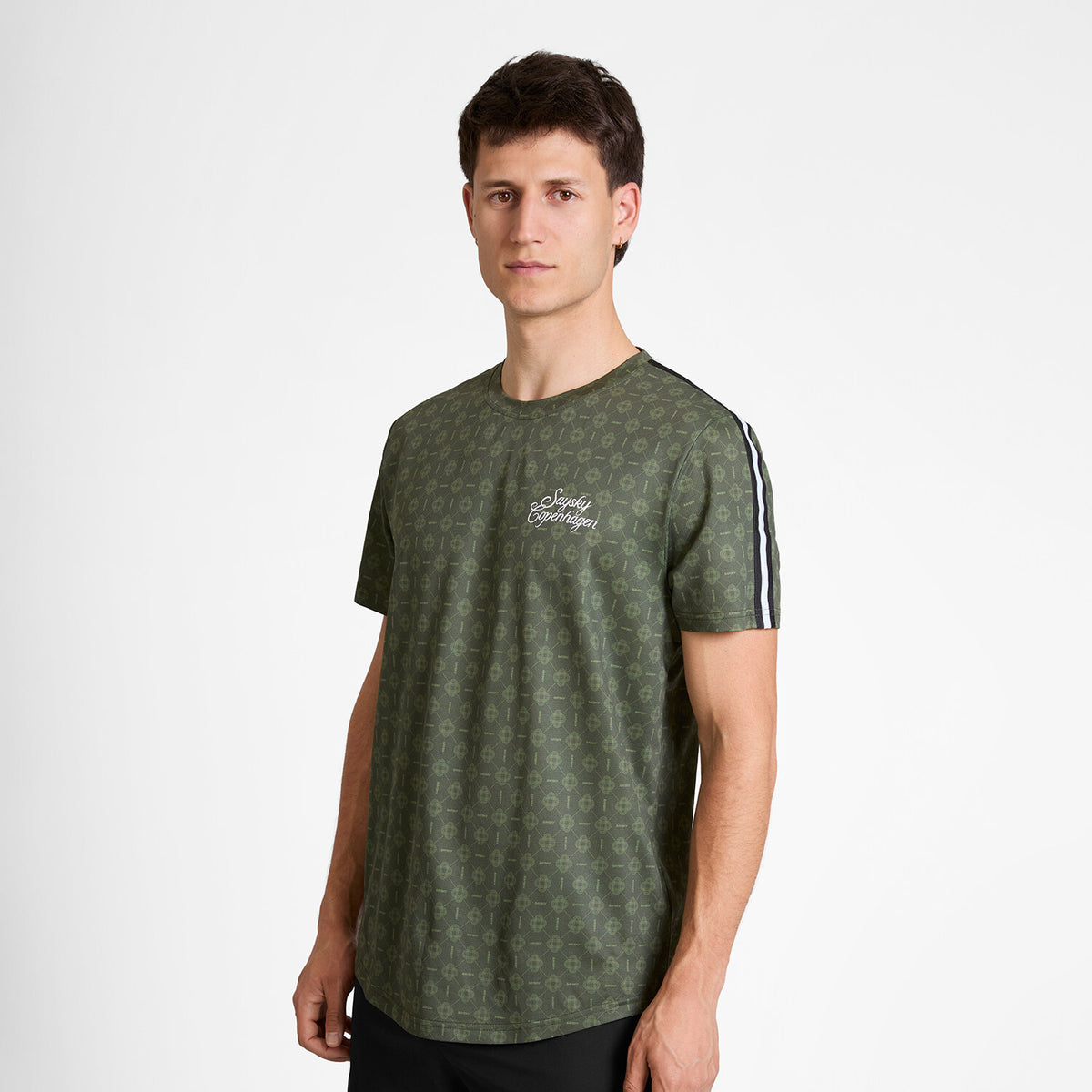 Saysky Couture Combat T-shirt Green Couture 1079 SM25032