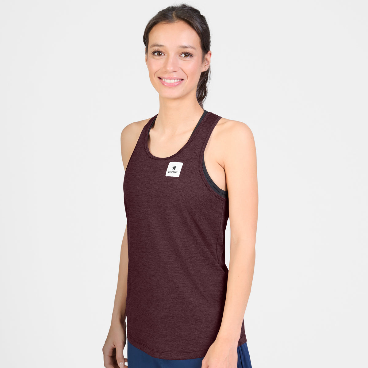 Saysky Clean Combat Pro Singlet Burgundy 5011 SW30003