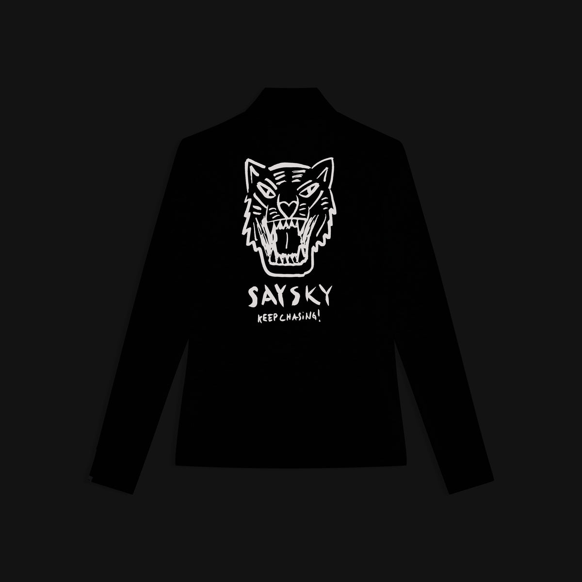 Saysky Tiger Pace Half Zip Long Sleeve Black 9001 SW20009
