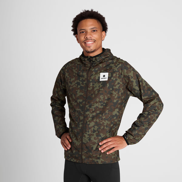 SAYSKY Camo Pace Jacket JACKETS/VESTS 1048 - BROWN AOP