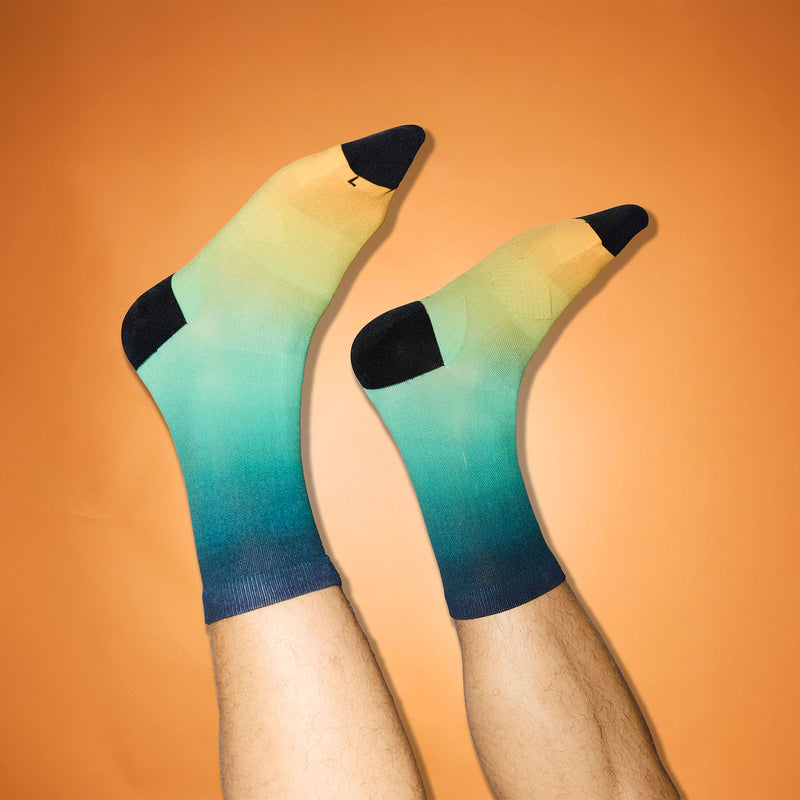 SAYSKY Combat High Socks SOCKS 1032 - BLUE AOP