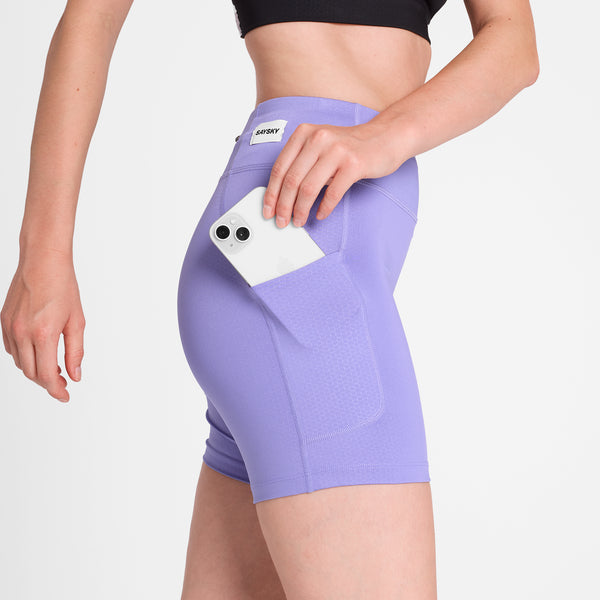 SAYSKY Combat+ Short Tights 7'' TIGHTS 709 - PURPLE