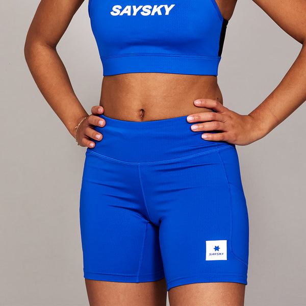 SAYSKY Combat+ Short tights 7'' TIGHTS 204 - BLUE