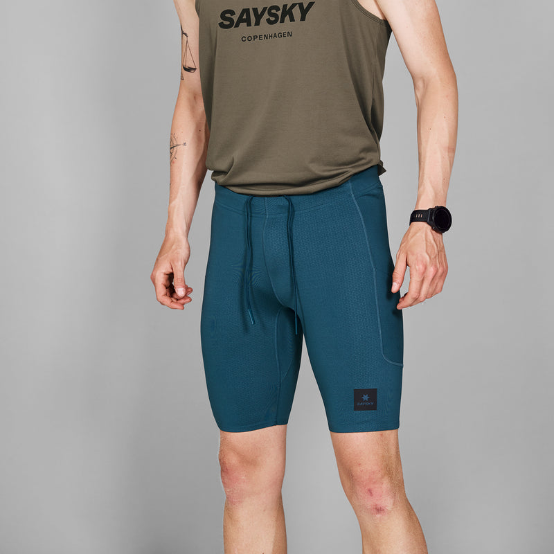 SAYSKY Combat+ Short Tights 9'' TIGHTS 208 - BLUE