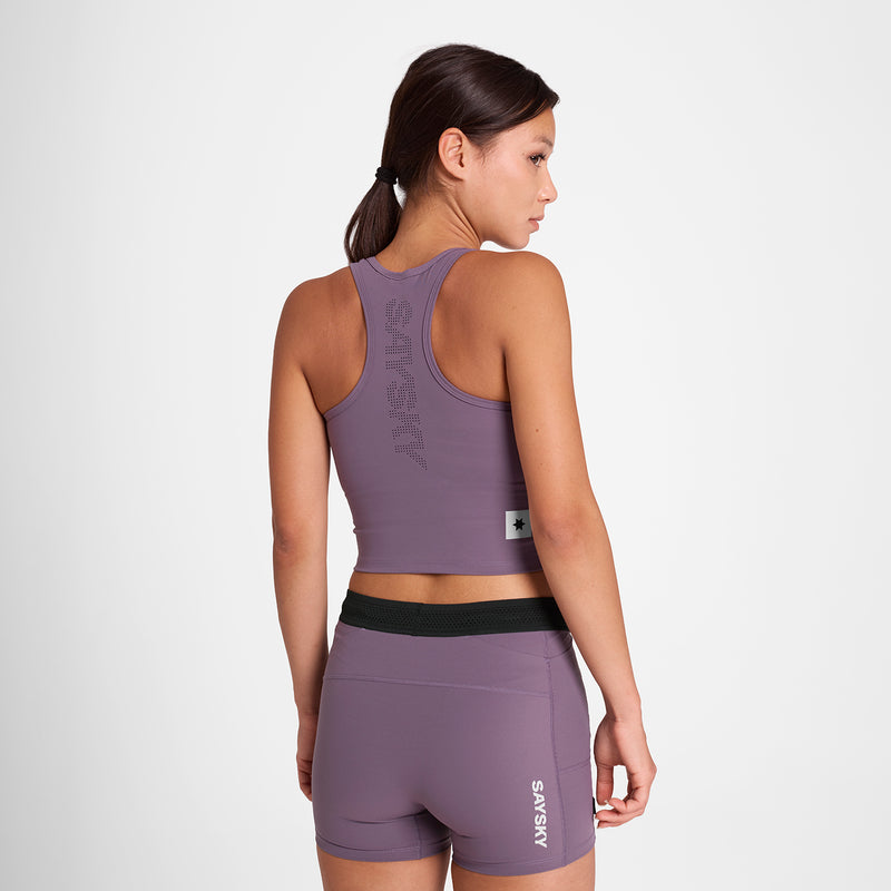 SAYSKY Flow Race Crop Top SPORTS BRA 711 - PURPLE