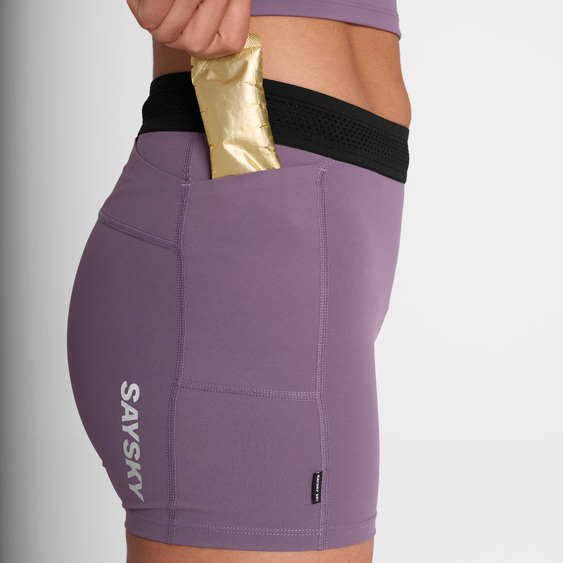 SAYSKY Flow+ Race Short Tights 4'' TIGHTS 711 - PURPLE