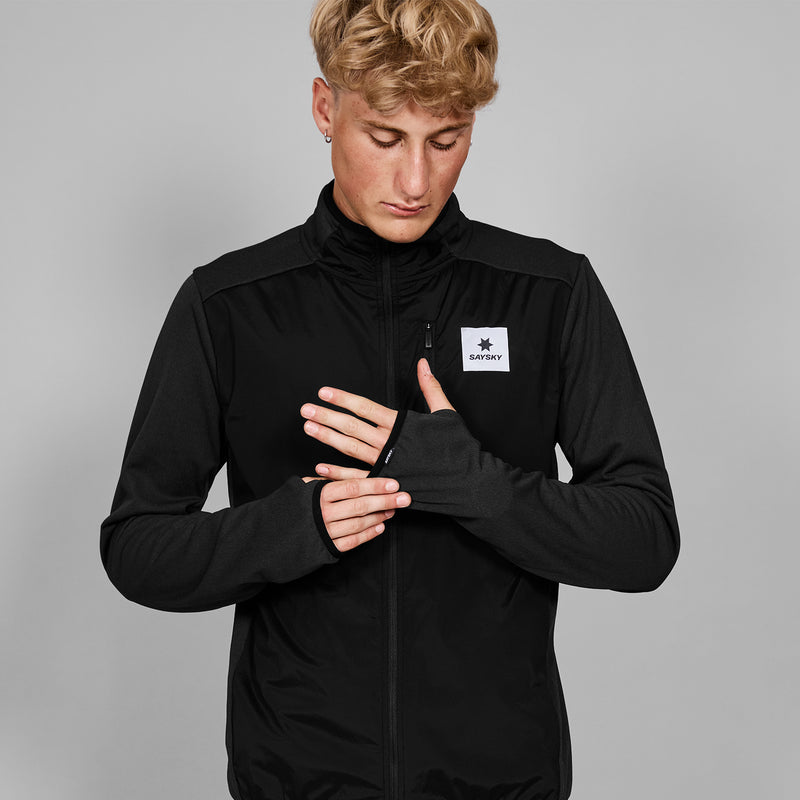 SAYSKY Flow Zip Fleece FLEECE 901 - BLACK