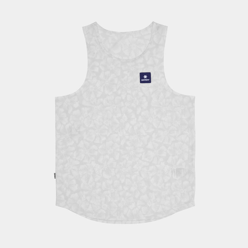 SAYSKY Flower Combat Singlet SINGLETS 1030 - WHITE AOP