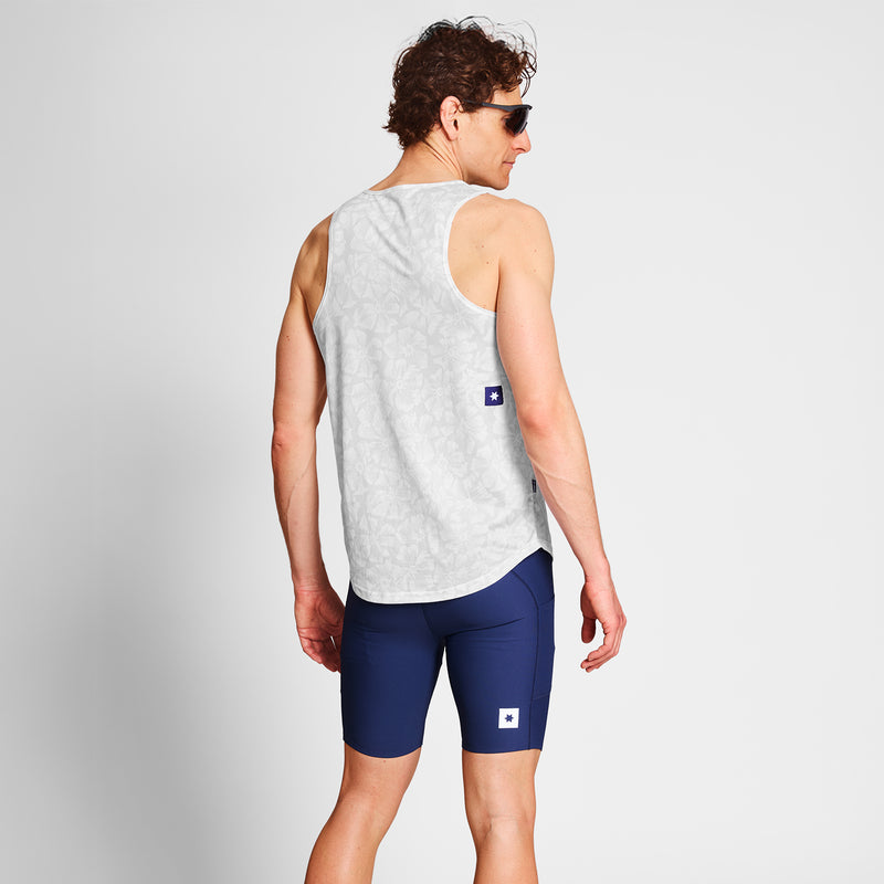 SAYSKY Flower Combat Singlet SINGLETS 1030 - WHITE AOP
