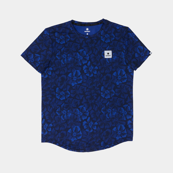 SAYSKY Flower Combat T-Shirt T-SHIRTS 1029 - BLUE AOP