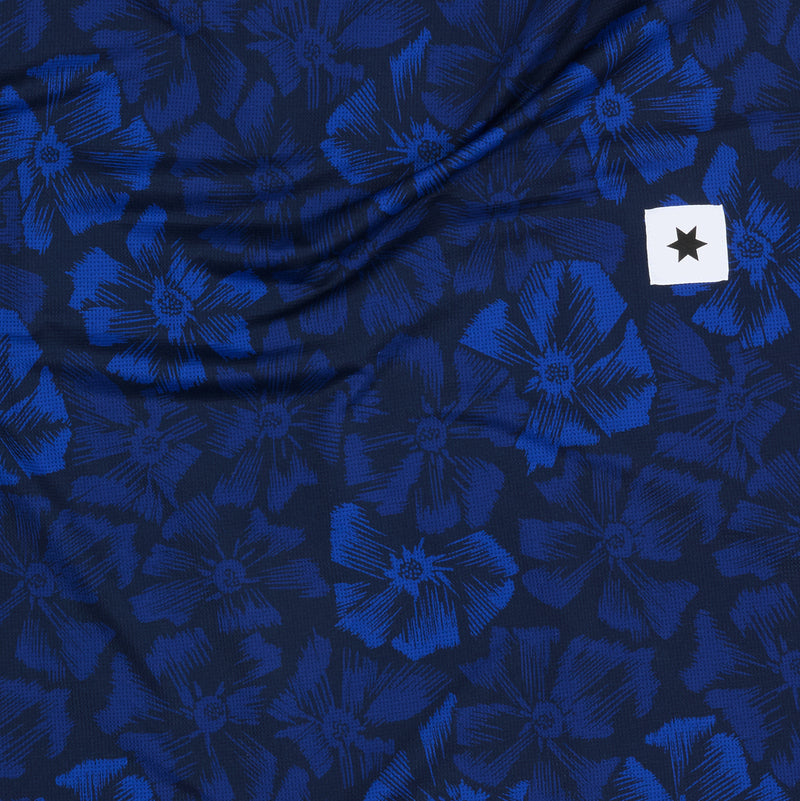 SAYSKY Flower Combat T-Shirt T-SHIRTS 1029 - BLUE AOP