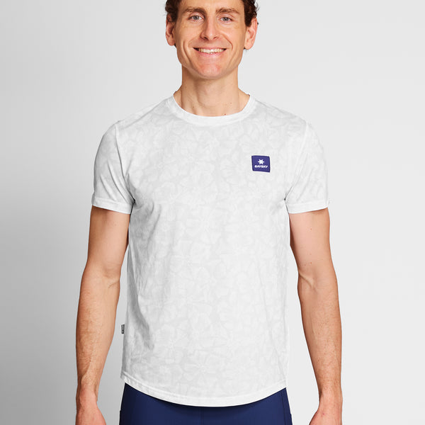SAYSKY Flower Combat T-Shirt T-SHIRTS 1030 - WHITE AOP